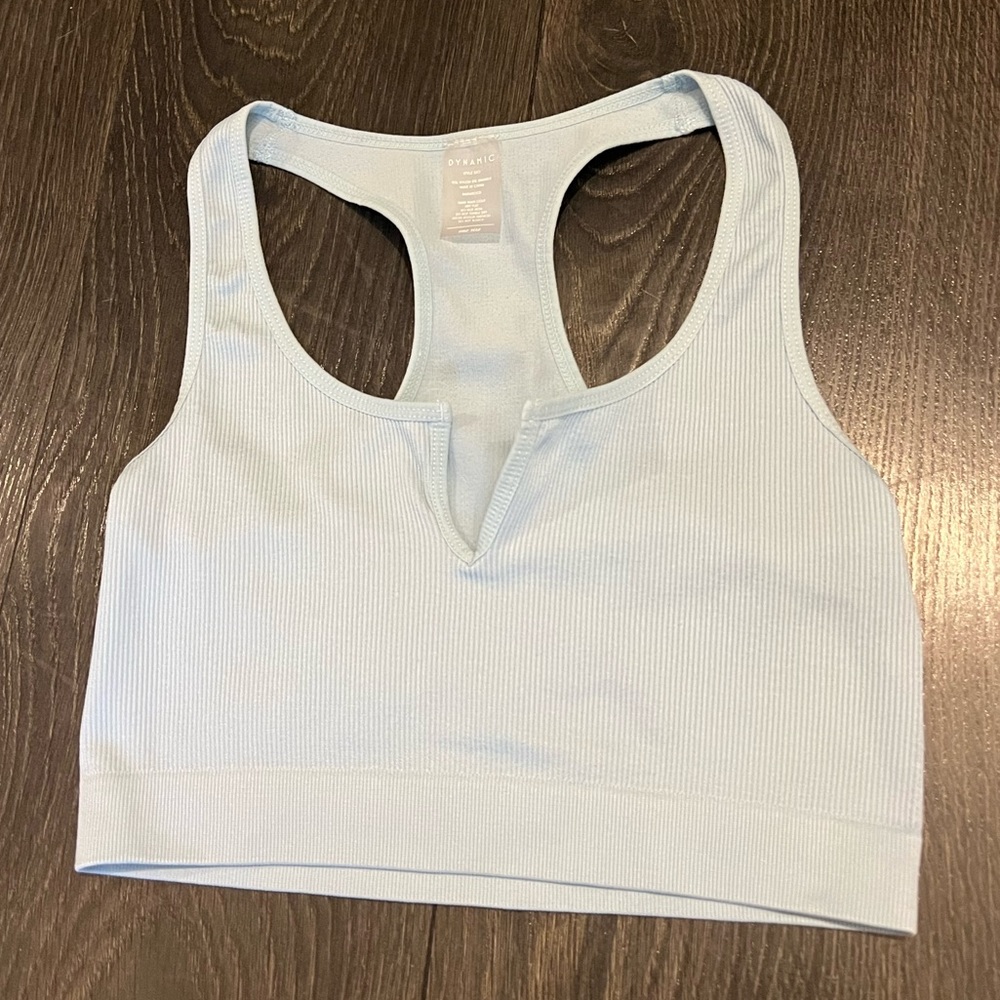 Light Blue Razorback Tank Top